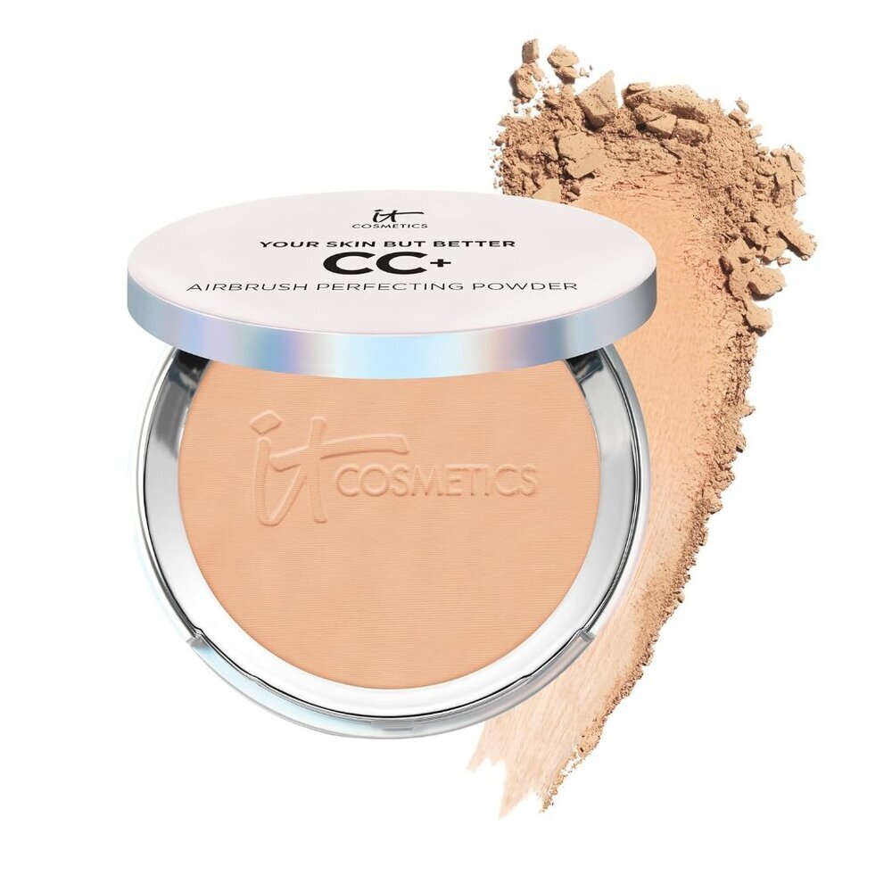 CC+ Airbrush Perfecting Powder Foundation - Buildable Full Coverage Of Pores & D